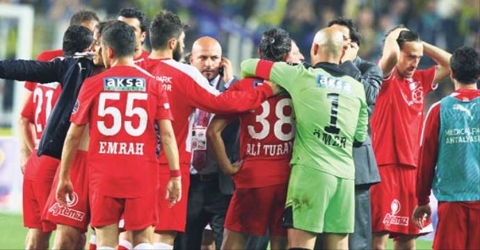 Samsunspor&#039;da son dakikada golü sevinci