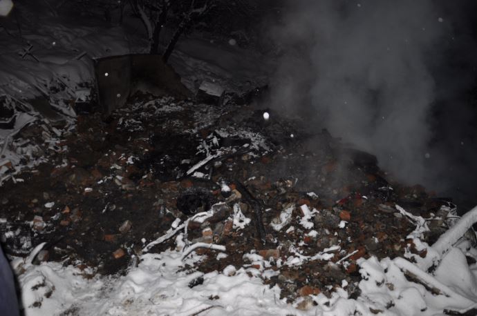 Kastamonu İnebolu&#039;da ev yangını, 1 ölü