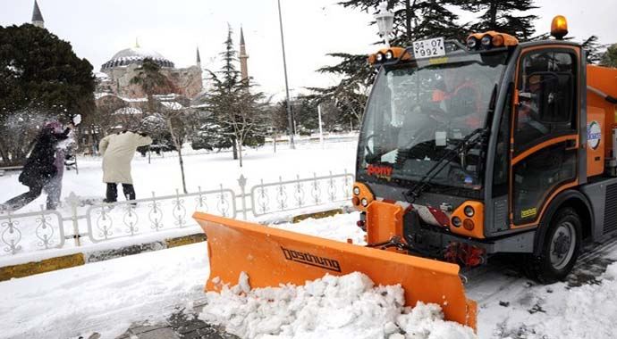 İstanbul&#039;da kar etkisini azaltacak