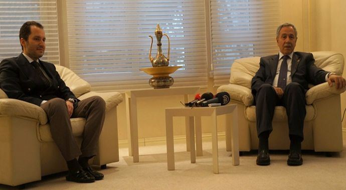 Bülent Arınç, Fatih Erbakan ile görüştü