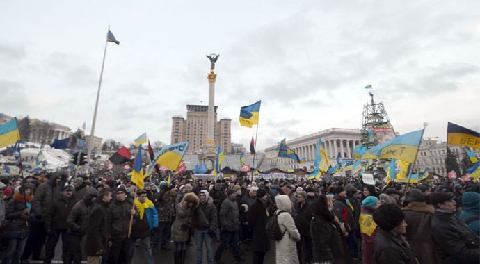 Ukrayna&#039;da &#039;Milyon Yürüyüşü&#039; başladı