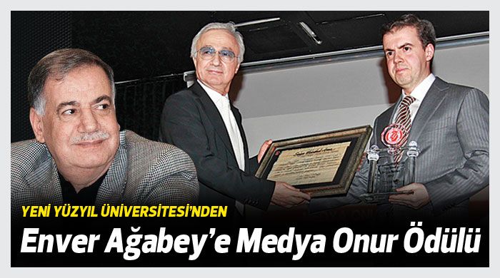 Enver Ağabey&#039;e Medya Onur Ödülü 