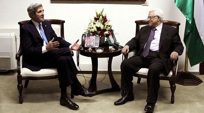 John Kerry, Mahmud Abbas ile biraraya geldi