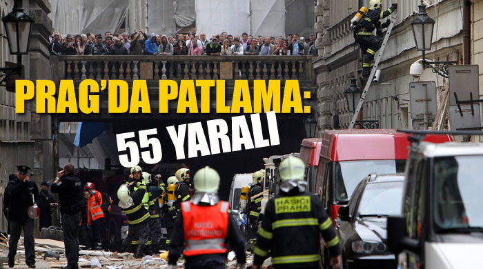 Prag&#039;da patlama: 55 yaralı