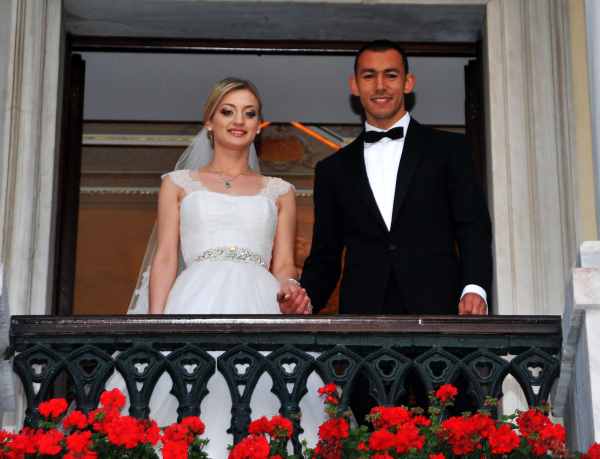 Galatasaraylı Umut Bulut evlendi
