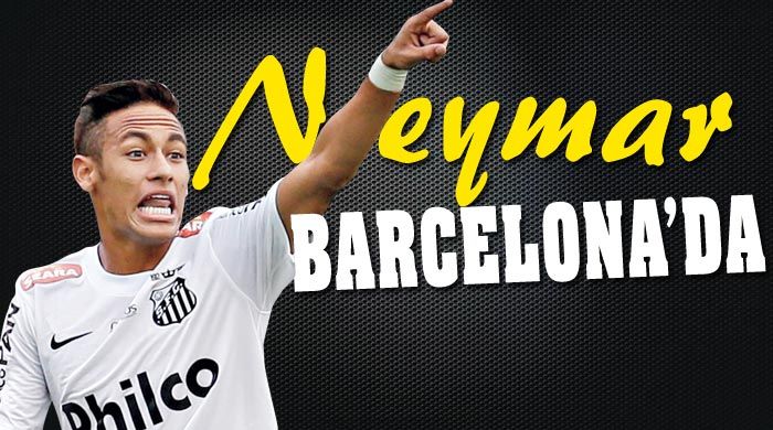 Santos&#039;un forveti Neymar Barcelona&#039;da