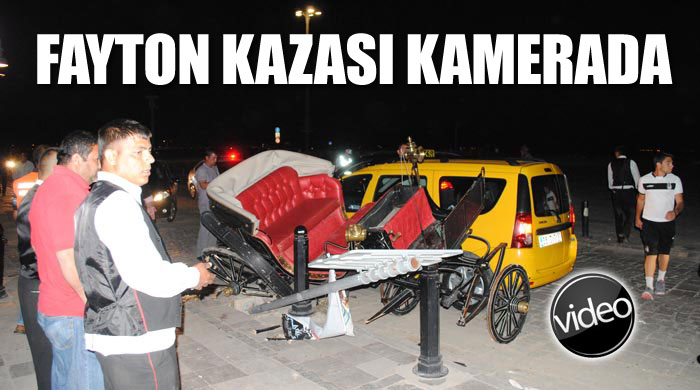 İzmir&#039;deki fayton kazası MOBESE&#039;de