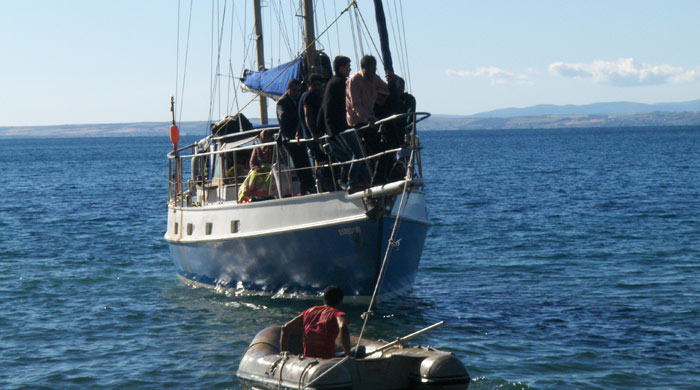 Keşan&#039;da, Yunanistan&#039;a kaçmaya çalışan 44 mülteci yakalandı