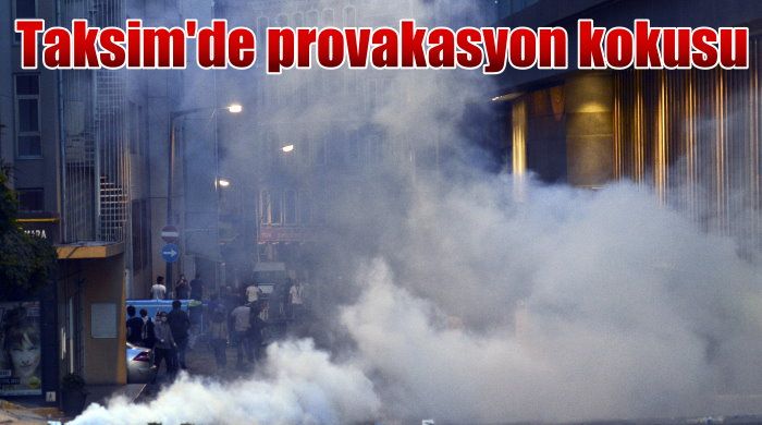 Taksim&#039;de çatışmalar yeniden şiddetlendi