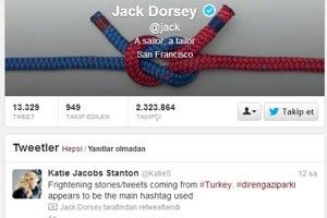 Twitter&#039;ın kurucusu Gezi Parkı&#039;nı tweetledi