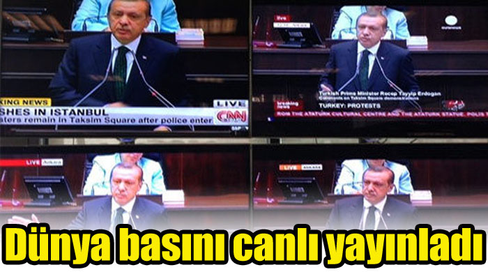 Dünya basını Erdoğan&#039;ın konuşmasını canlı verdi