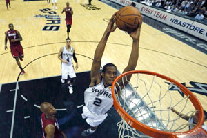 NBA finalinde Spurs&#039;ten tarihi fark