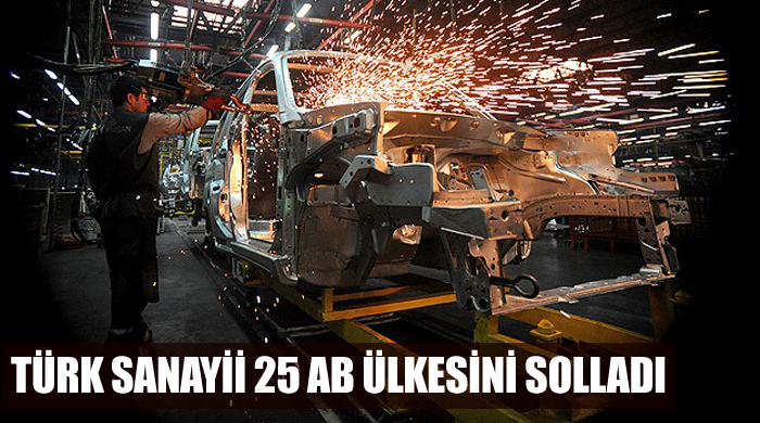Türkiye&#039;nin sanayi üretimi AB&#039;yi açık ara solladı