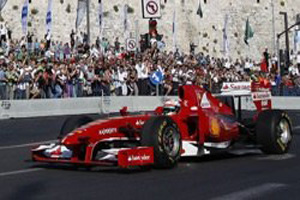 Kudüs&#039;te Formula yarışı, tepki aldı