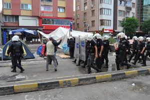 Eskişehir&#039;de eylem alanına operasyon