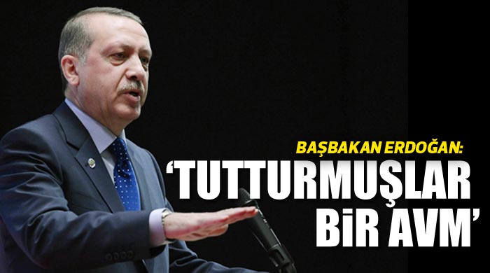 Başbakan Erdoğan, &#039;Tutturmuşlar bir AVM&#039;