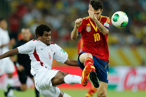 İspanya&#039;dan Tahiti&#039;ye gol yağmuru, 10-0