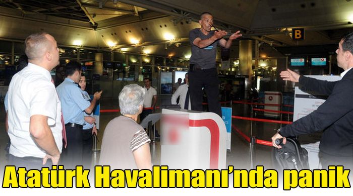 Atatürk Havalimanı&#039;nda polisin zor anları