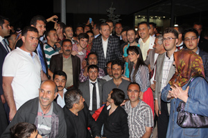 Başbakan Erdoğan&#039;a coşkulu uğurlama