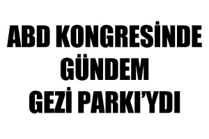 ABD Kongresi&#039;nde konu Gezi Parkı&#039;ydı