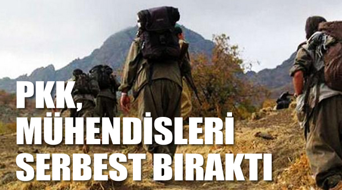 PKK&#039;nın kaçırdığı 2 mühendis serbest bırakıldı