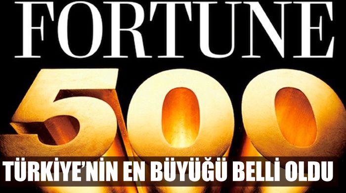 Fortune 500 açıklandı, işte en büyük Türk şirketi