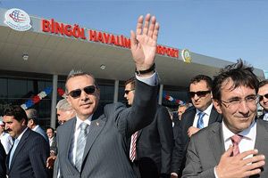 Başbakan Erdoğan Bingöl&#039;de havaalanı açılışı yapıyor