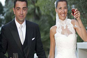 Barcelona&#039;nın yıldızı Xavi, evlendi