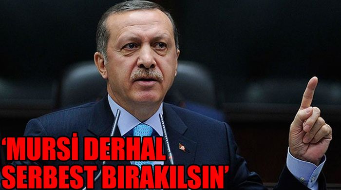 Erdoğan, &#039;Mursi hemen serbest bırakılmalı&#039;