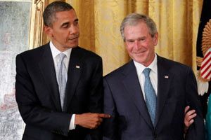 George Bush, &#039;Obama ile konuşmuyoruz&#039;