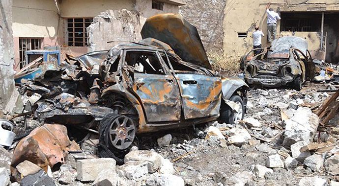 Irak&#039;ta patlama 2 ölü,13 yaralı