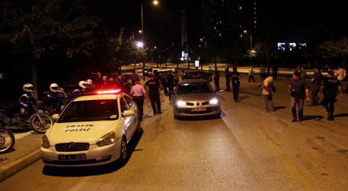 Adana polisi alarma geçti