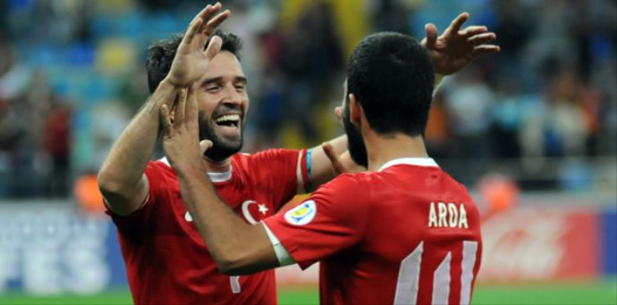 Türkiye Romanya maçı öncesi Arda ve Gökhan&#039;dan güzel haber
