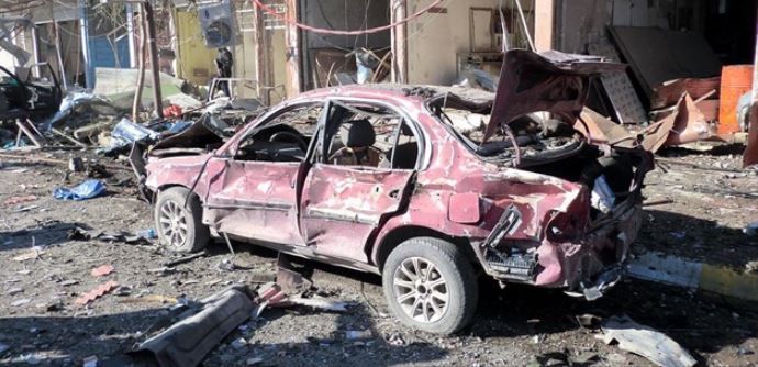 Motosikletteki bomba infilak etti: 1 ölü, 20 yaralı