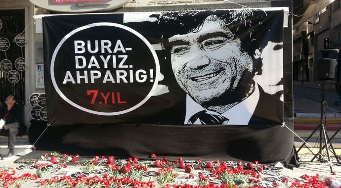 Hrant Dink ölümünün 7. yılında anıldı