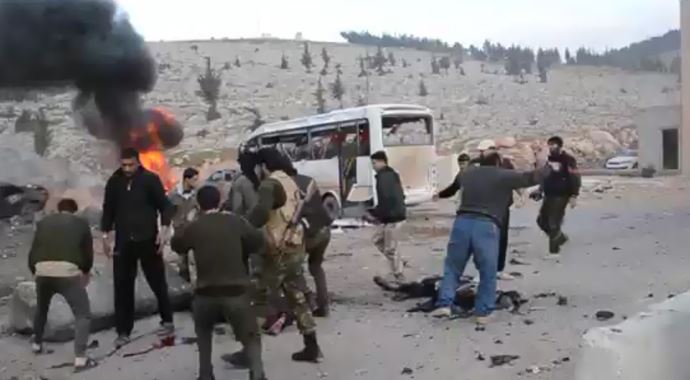 Türkiye sınırında bombalı saldırı - İŞTE DEHŞET ANLARI