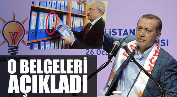 Başbakan Erdoğan, Mustafa Sarıgül ile ilgili o belgeyi açıkladı
