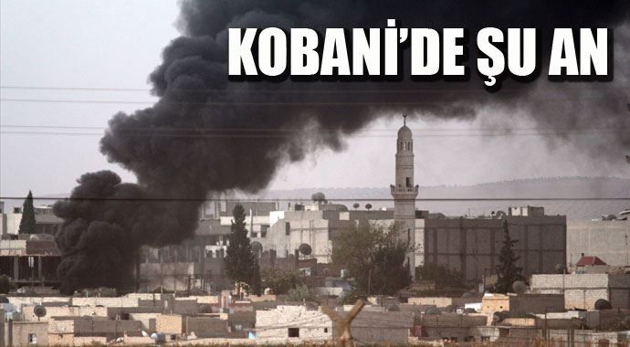 Kobani&#039;yi kara bulutlara teslim oldu