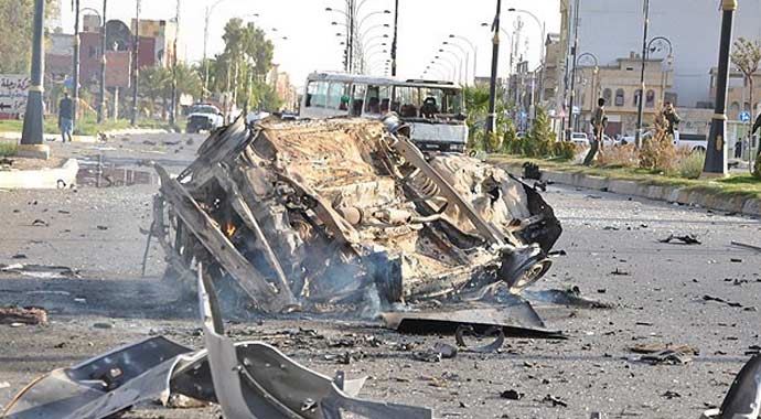 Kerkük&#039;te polislere bombalı saldırı