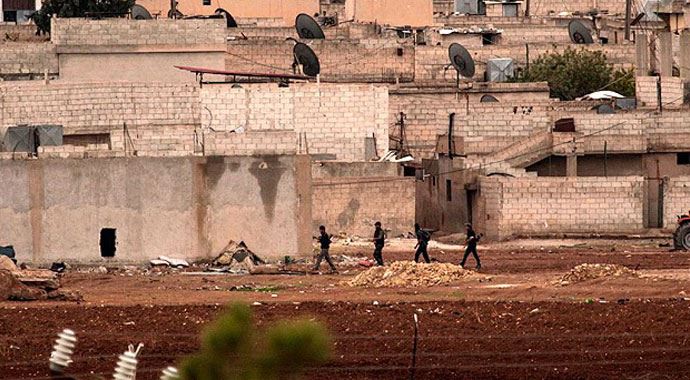 Kobani&#039;de çatışmaların şiddeti azaldı