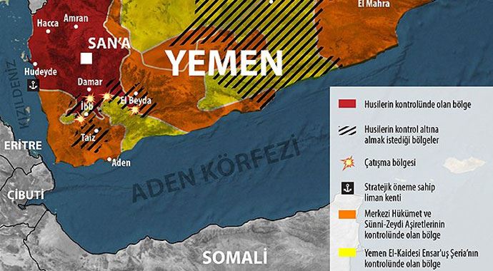 Yemen&#039;de Husilerin ilerleyişi sürüyor