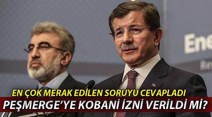 Davutoğlu: &#039;Kobani&#039;ye geçişler başlamış değil&#039;