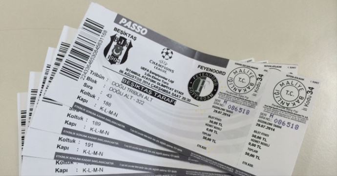 Beşiktaş&#039;ın Fenerbahçe ve Partizan maçları biletleri satışta
