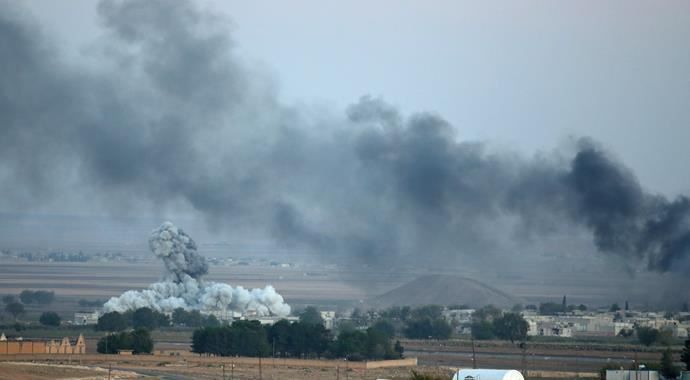 Kobani&#039;de  çatışmalar şiddetlendi