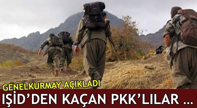 Genelkurmay açıkladı! IŞİD&#039;den kaçan 16 PKK&#039;lı yakalandı