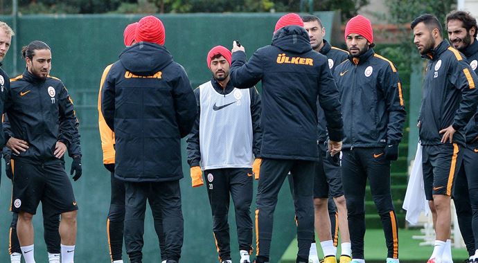 Galatasaray, Anderlecht maçı hazırlıklarını tamamladı