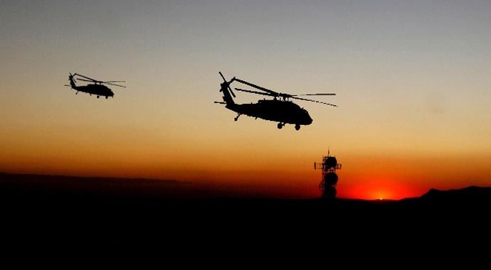 Yunanların askeri helikopteri hava sahamızı ihlal etti