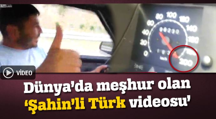 Dünyada meşhur olan &#039;Şahin&#039;li Türk videosu