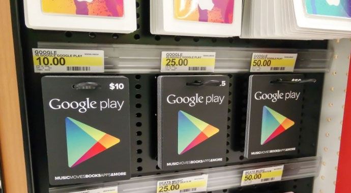 Google Play hediye kartları Türkiye&#039;ye geliyor
