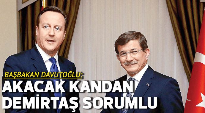 Davutoğlu&#039;ndan Demirtaş&#039;a cevap: Akacak kandan sorumlu